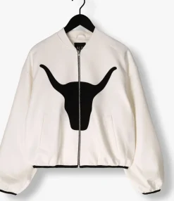 DAMES ALIX THE LABEL te jack ladies woven bull bomber