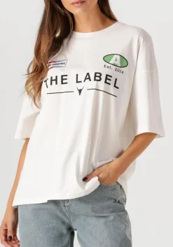 DAMES ALIX THE LABEL te t-shirt ladies knitted racer t-shirt