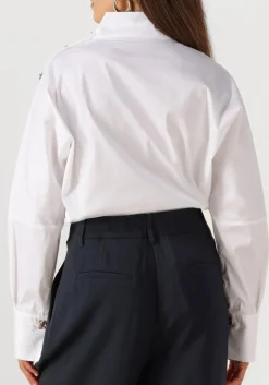 DAMES CO'COUTURE te blouses sanna asym button blouse