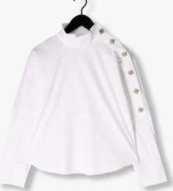 DAMES CO'COUTURE te blouses sanna asym button blouse