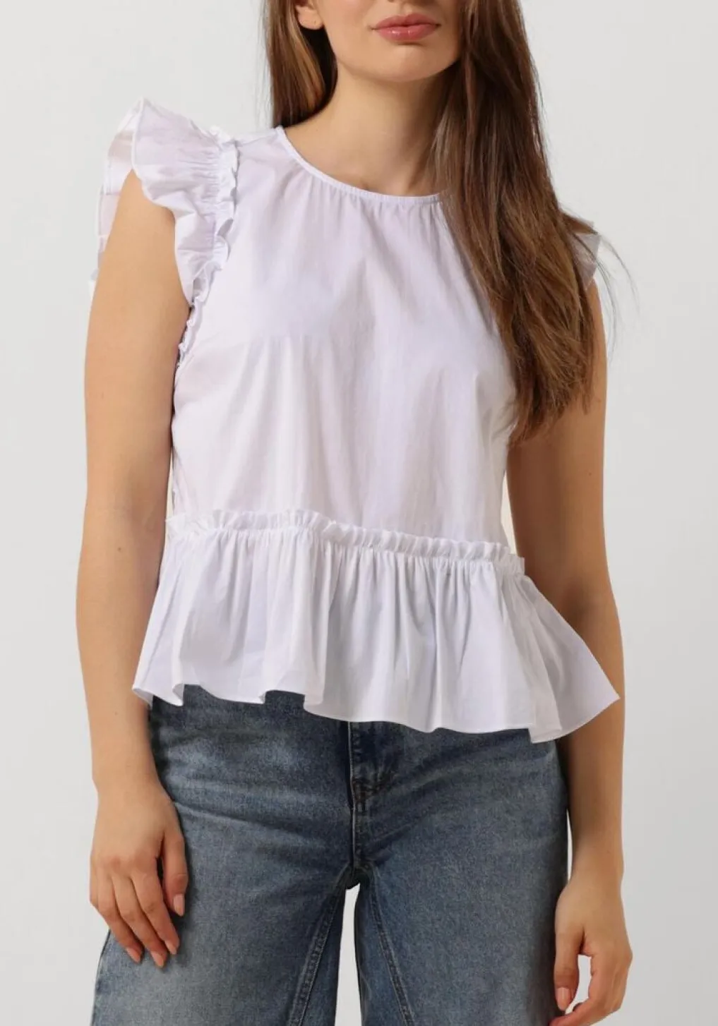 DAMES CO'COUTURE te top ellie frill top