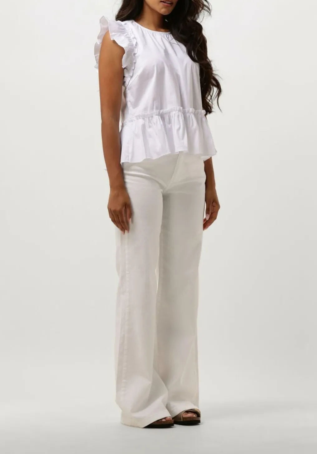 DAMES CO'COUTURE te top ellie frill top