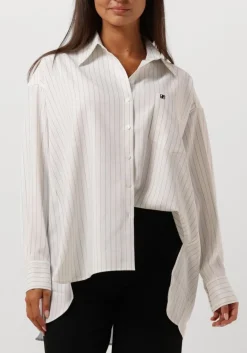 DAMES DANTE6 te blouses krijtstreep oversized blouse
