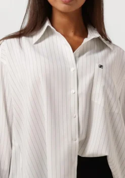 DAMES DANTE6 te blouses krijtstreep oversized blouse