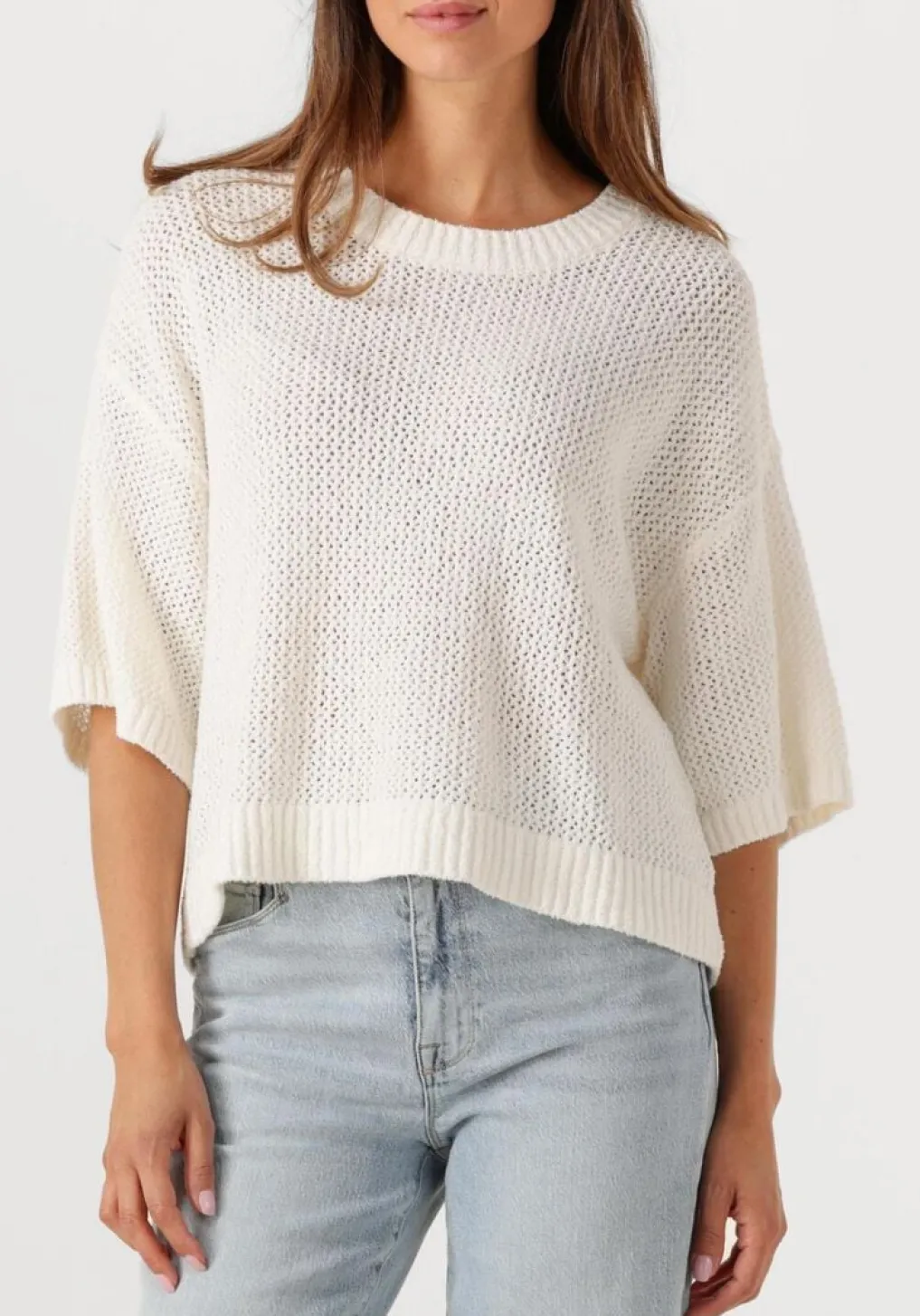 DAMES DANTE6 te top yoko ajour knitted sweater