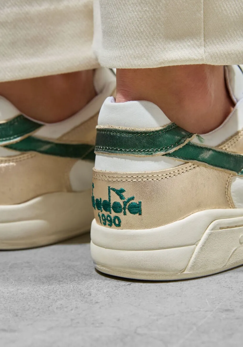 DAMES DIADORA HERITAGE te lage sneakers b.560 metal mix wn