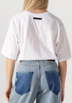 DAMES HAUTE L'AMITIÉ te haute l'amitié t-shirt crew rub print tee