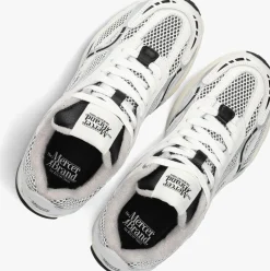 DAMES MERCER AMSTERDAM te lage sneakers the re-run white/silver