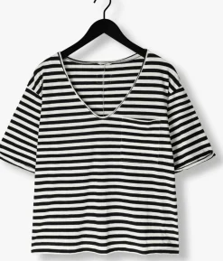 DAMES PENN & INK te top t-shirt stripe