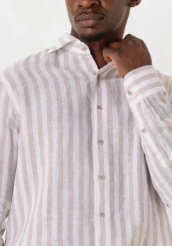 Heren PROFUOMO te klassiek overhemd shirt x-cutaway linen