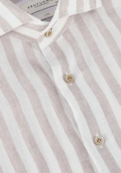 Heren PROFUOMO te klassiek overhemd shirt x-cutaway linen