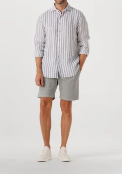 Heren PROFUOMO te klassiek overhemd shirt x-cutaway linen