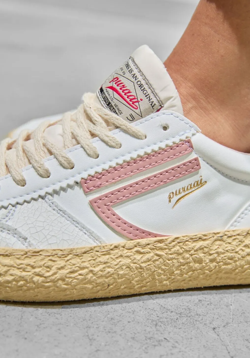 DAMES PURAAI te lage sneakers 1.01 vintage