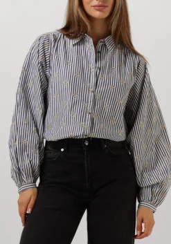DAMES SUMMUM te blouses blouse scattered embrostripe