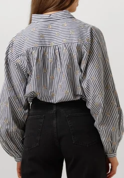 DAMES SUMMUM te blouses blouse scattered embrostripe