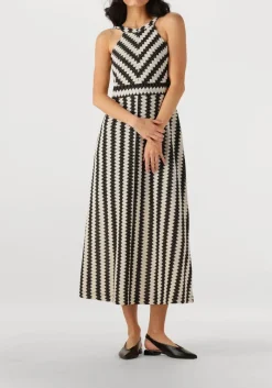 DAMES SUMMUM te maxi jurk long halter fine crochet dress