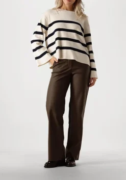 DAMES SUMMUM te trui striped sweater soft viscose polyamide knit