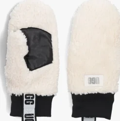 DAMES UGG te handschoenen sherpa mitten w logo tape