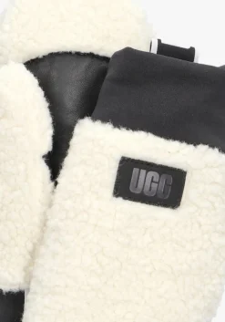 DAMES UGG te handschoenen fluff mitten h logo tape