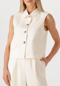 DAMES HERSKIND gilet brian vest - gold buttons