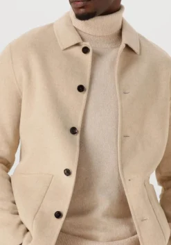 Heren PROFUOMO overshirt overshirt wool button