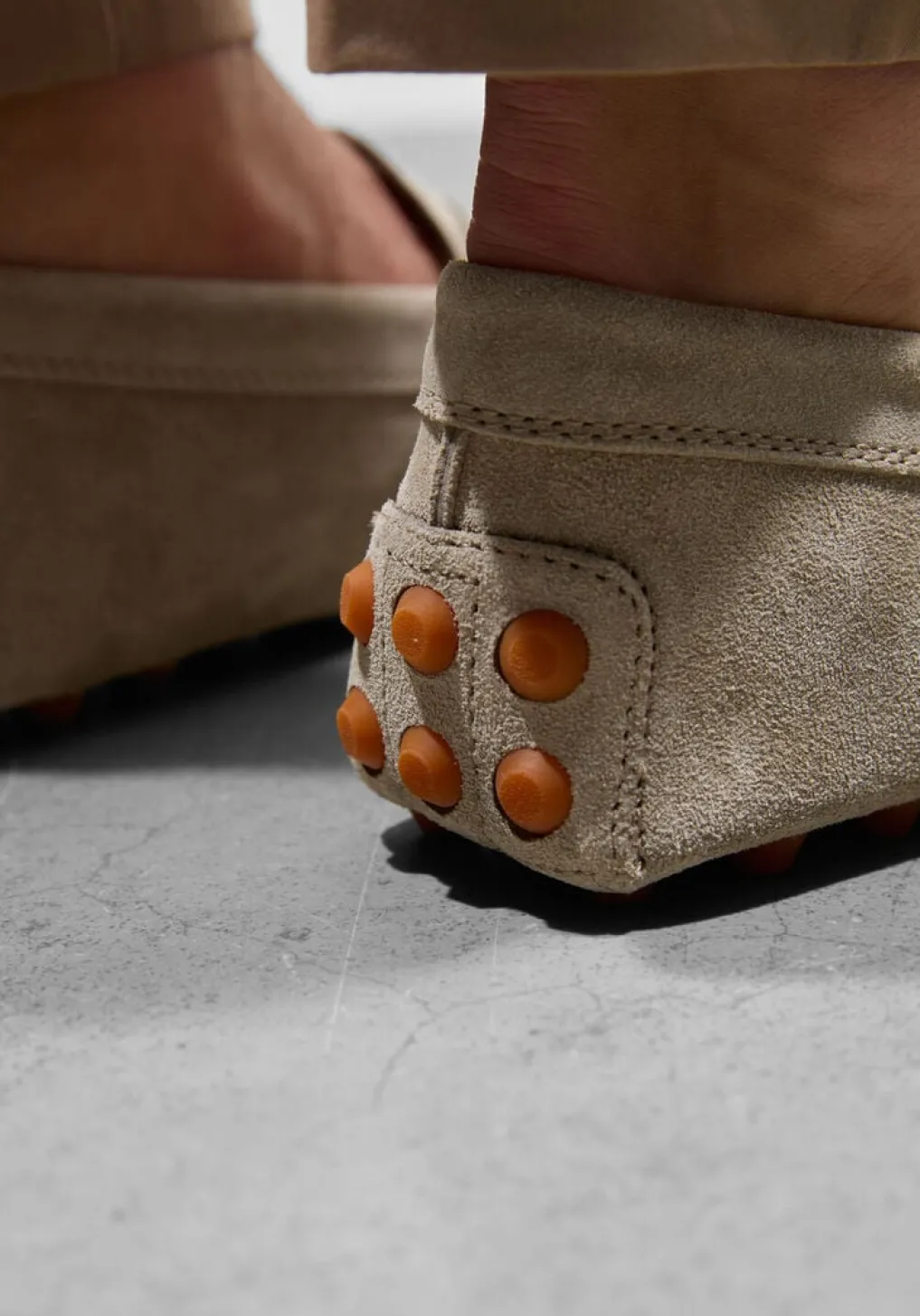 Heren TOD'S instappers mocassino gommino macro 52k