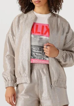 DAMES ALIX THE LABEL en jack ladies woven foil jacket