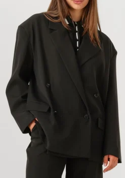 DAMES ALIX THE LABEL e blazer ladies woven double breasted blazer