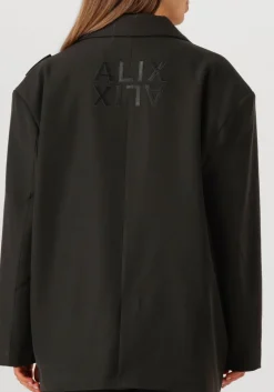 DAMES ALIX THE LABEL e blazer ladies woven double breasted blazer