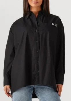 DAMES ALIX THE LABEL e blouses ladies woven oversized poplin blouse