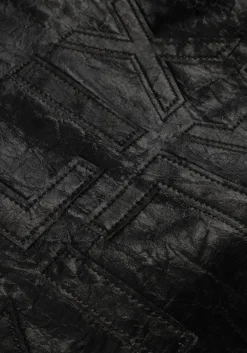 DAMES ALIX THE LABEL e jack ladies woven velvet leather bomber