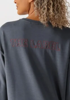 DAMES ALIX THE LABEL e mini jurk ladies knitted flowy long sweater dress