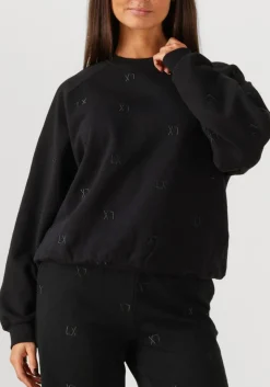 DAMES ALIX THE LABEL e sweater knitted logo sweater