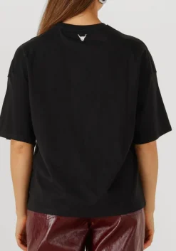 DAMES ALIX THE LABEL e t-shirt foil print t-shirt