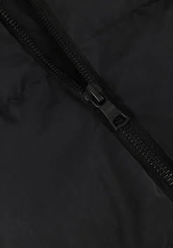 DAMES BLONDE08 e gewatteerde jas lang doorgestikte jas