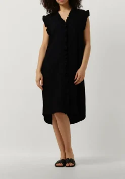 DAMES CO'COUTURE e mini jurk sueda frill dress