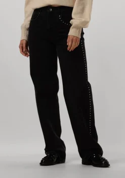 DAMES CO'COUTURE e straight leg jeans new vika stud long jeans