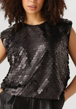 DAMES CO'COUTURE e top maxi cc sequin bo blouse