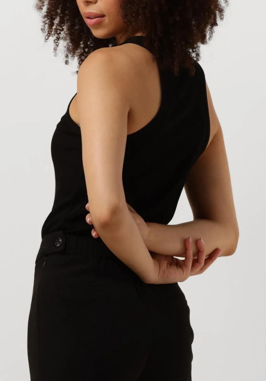 DAMES DANTE6 e top monogram logo tank top