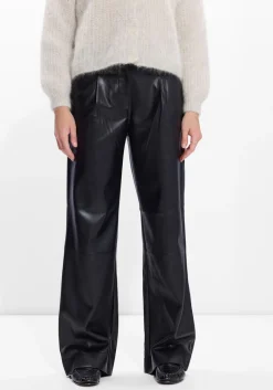 DAMES DANTE6 e wijde broek jules faux leather pants