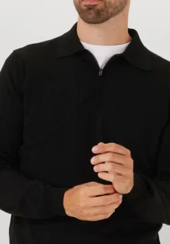 Heren FILIPPO DE LAURENTIIS e trui polo zip ml r merino