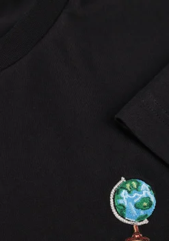 Heren FORÉT e forét t-shirt globus t-shirt