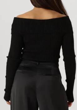 DAMES GESTUZ e tops & t-shirts silvigz rib ls off shoulder