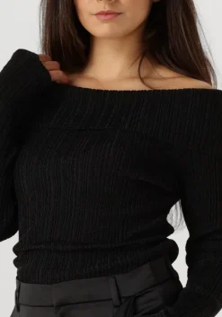 DAMES GESTUZ e tops & t-shirts silvigz rib ls off shoulder