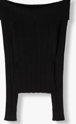DAMES GESTUZ e tops & t-shirts silvigz rib ls off shoulder