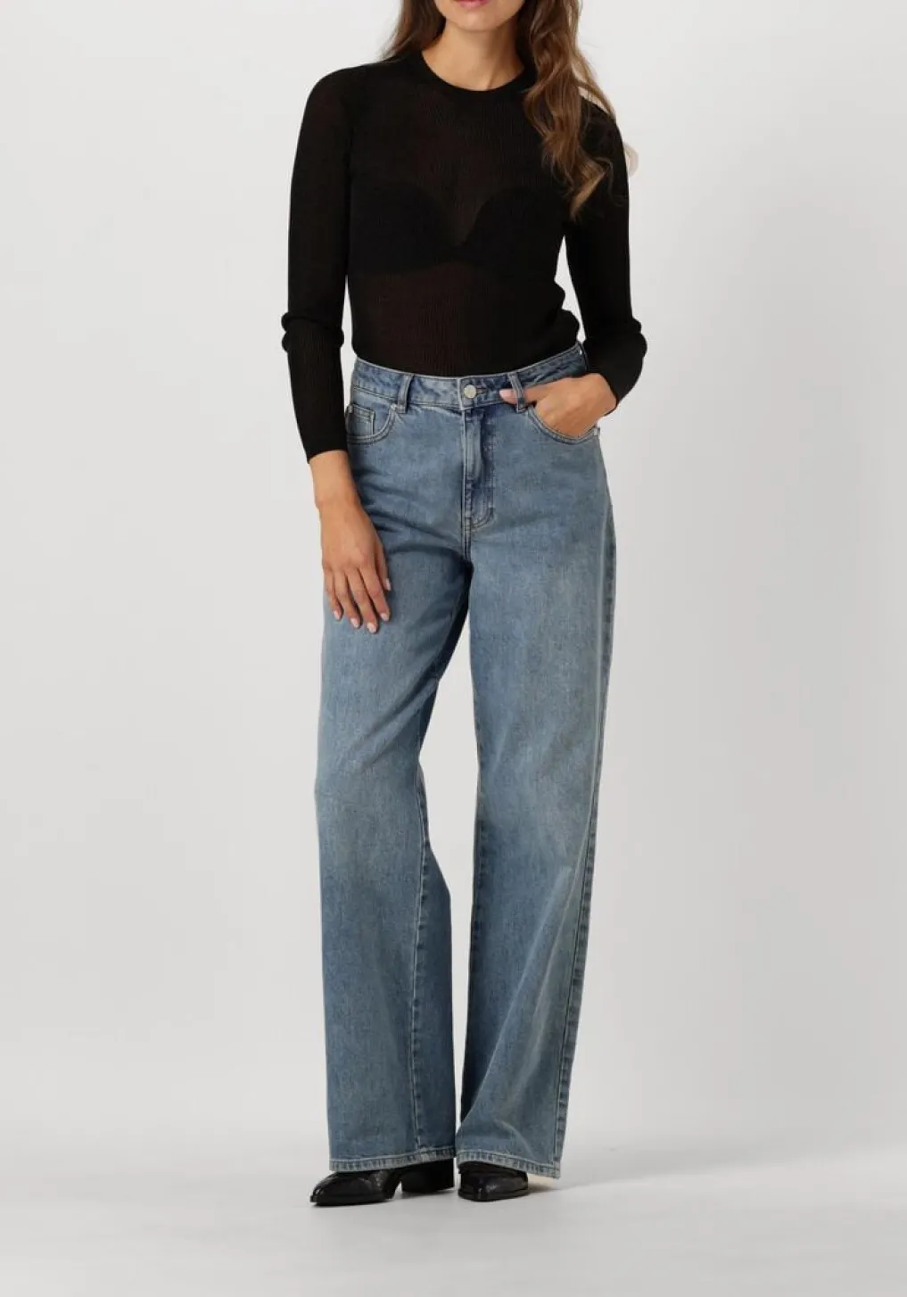 DAMES GESTUZ e t-shirt silvigz deep back blouse