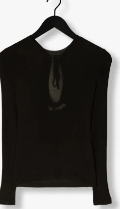 DAMES GESTUZ e t-shirt silvigz deep back blouse