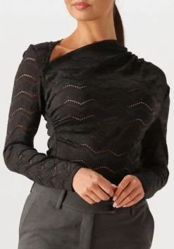 DAMES HAUTE L'AMITIÉ e haute l'amitié blouses lace drape neck blouse