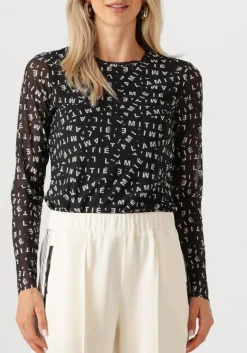 DAMES HAUTE L'AMITIÉ e haute l'amitié top l'amitie mesh ls o-neck