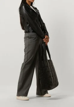 DAMES IBANA e leren jas moss